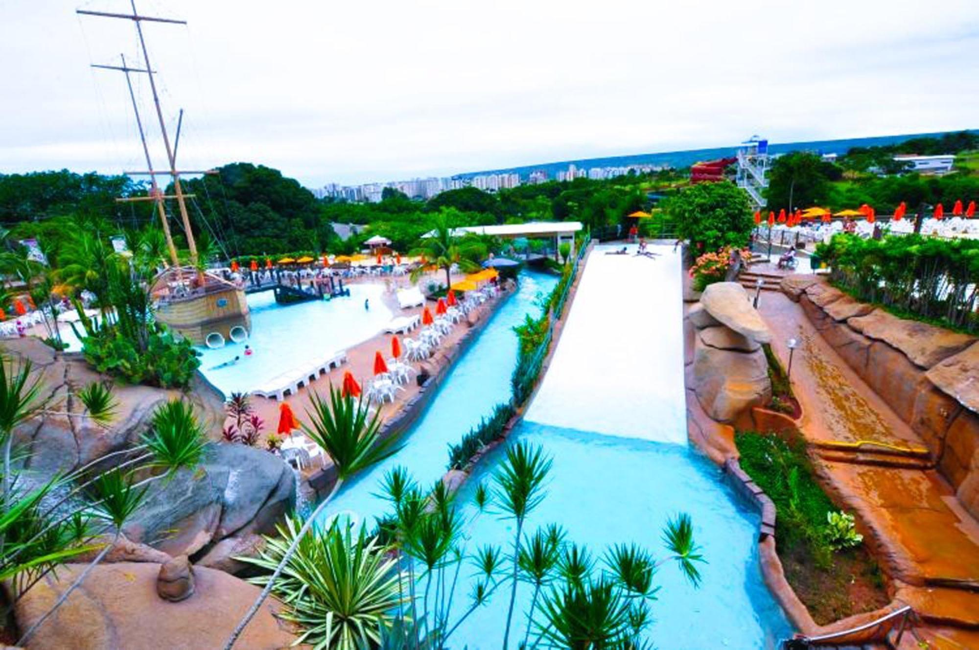 Lacqua Diroma Oficial - Diroma Acqua Park Incluido - Com Roupa De Cama E Banho Caldas Novas Ngoại thất bức ảnh